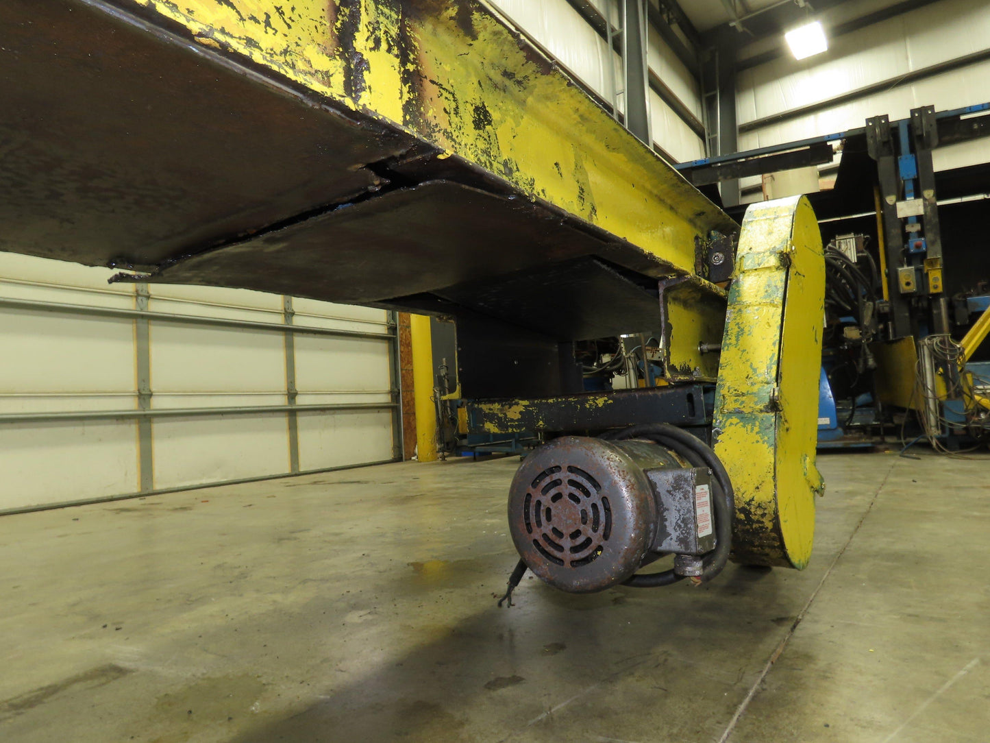 19"x 11' 9" Slider Bed 12" Belt Conveyor 460V 3PH End Drive 56 FPM