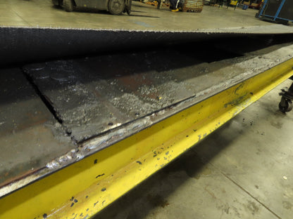 19"x 11' 9" Slider Bed 12" Belt Conveyor 460V 3PH End Drive 56 FPM