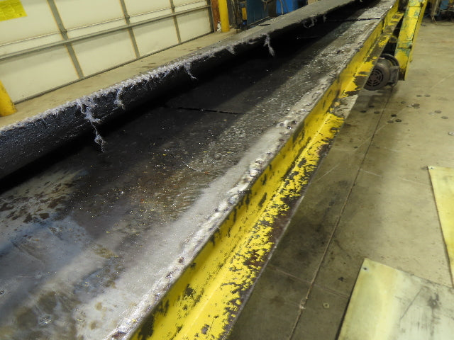 19"x 11' 9" Slider Bed 12" Belt Conveyor 460V 3PH End Drive 56 FPM