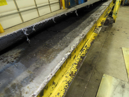 19"x 11' 9" Slider Bed 12" Belt Conveyor 460V 3PH End Drive 56 FPM