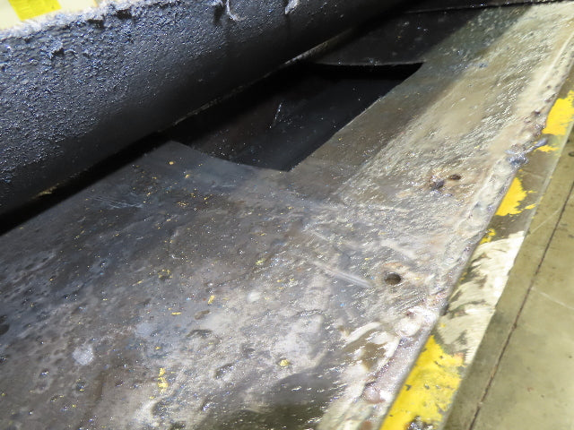 19"x 11' 9" Slider Bed 12" Belt Conveyor 460V 3PH End Drive 56 FPM