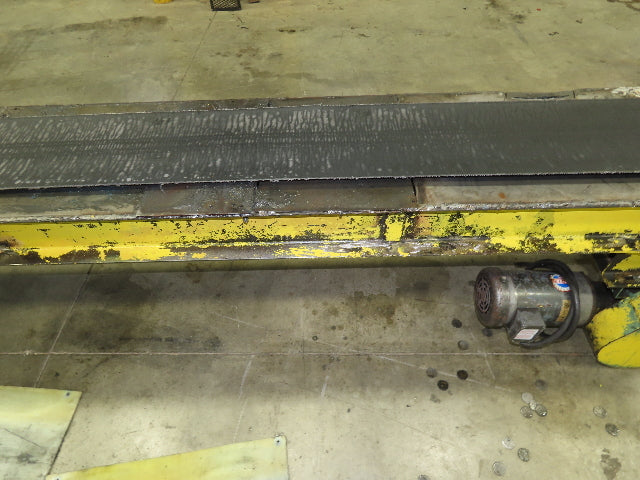 19"x 11' 9" Slider Bed 12" Belt Conveyor 460V 3PH End Drive 56 FPM
