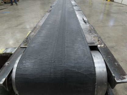 19"x 11' 9" Slider Bed 12" Belt Conveyor 460V 3PH End Drive 56 FPM