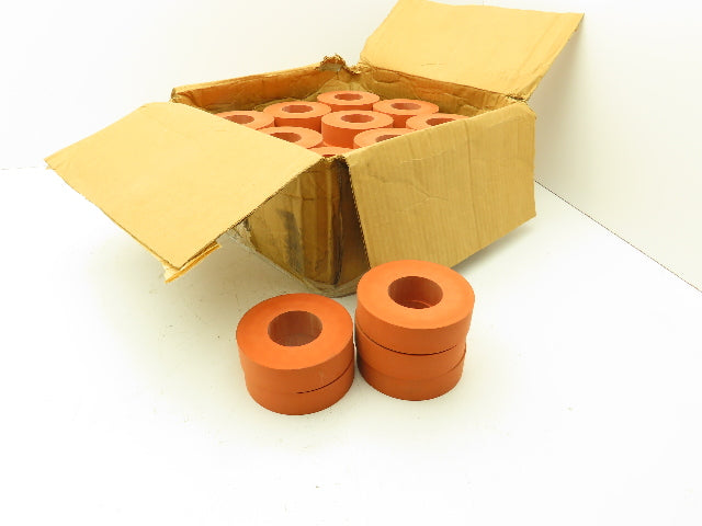 Red Silicone Rubber Roller Heat Transfer 4.25" OD 2" ID 1.12"W  Box of 50