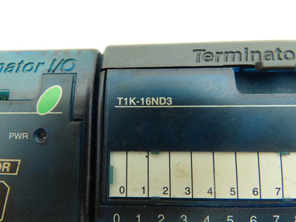 Automation Direct T1K-16ND3 Terminator 16 Point Input Module I/O T1K-01DC Lot