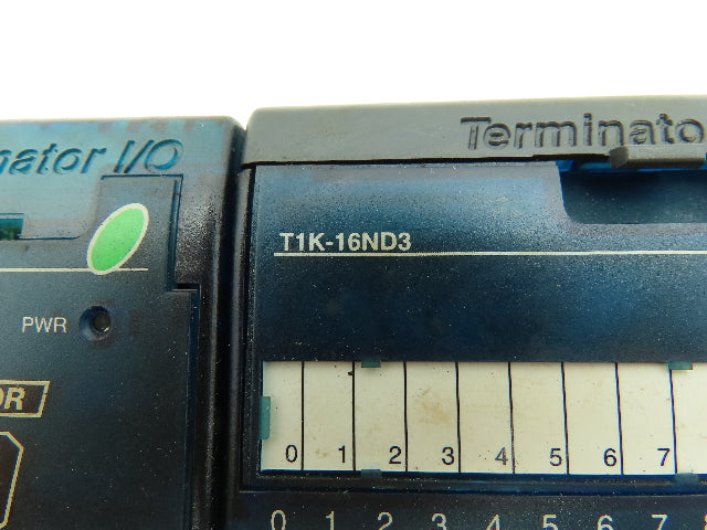 Automation Direct T1K-16ND3 Terminator 16 Point Input Module I/O T1K-01DC Lot