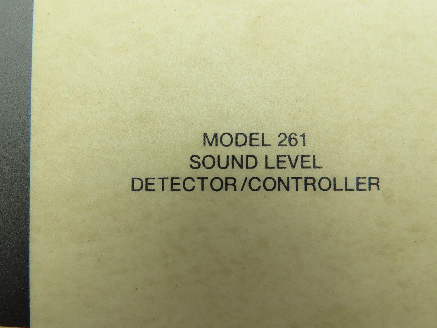 Quest Technologies 261 Sound Level Detector Controller