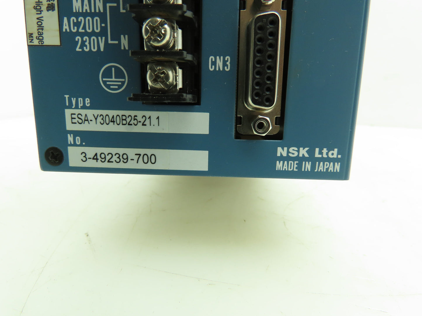 NSK ESA-Y3040B25-21.1 ESA Megatorque Servo Motor Drive Controller