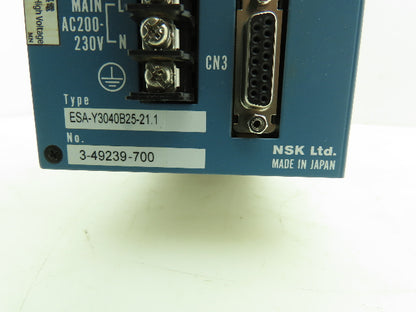 NSK ESA-Y3040B25-21.1 ESA Megatorque Servo Motor Drive Controller