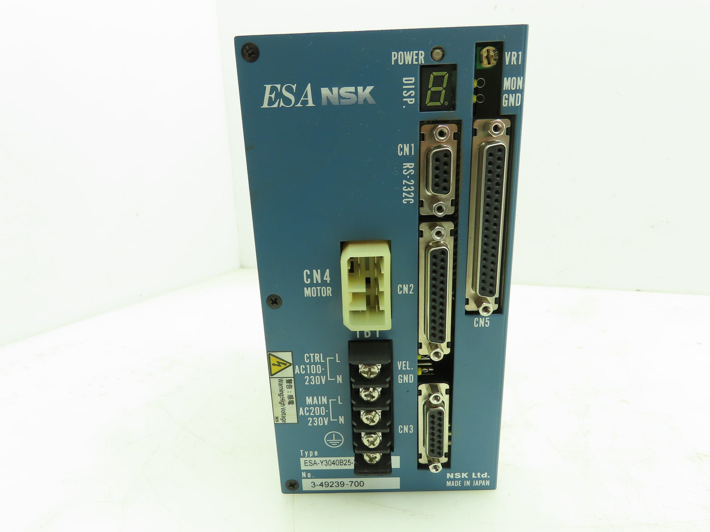 NSK ESA-Y3040B25-21.1 ESA Megatorque Servo Motor Drive Controller