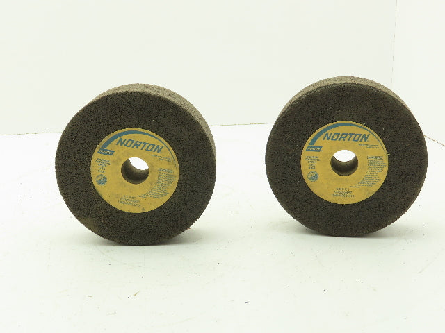 Norton 6x2x1" Grinding Wheel 6050 RPM 57A20-S4B7  Lot of 2