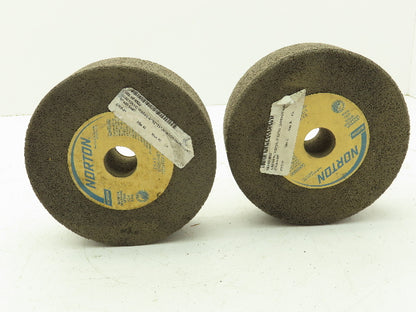 Norton 6x2x1" Grinding Wheel 6050 RPM 57A20-S4B7  Lot of 2