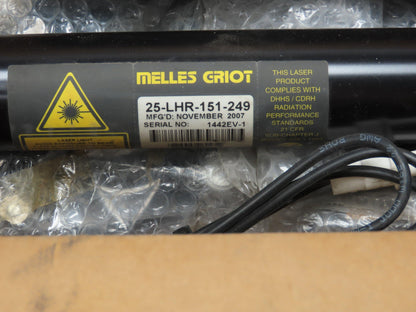 Melles Griot 25-LHR-151-249 Helium Neon Laser Head
