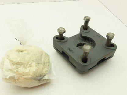 Conveyors Inc SW2/SP2  2" Shaft Plate Seal Waste Pack w/Lip Seal and Packing
