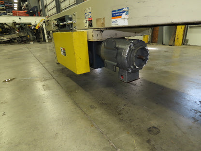 Lewco 21"x 18' Slider Bed 18" Belt Conveyor .5Hp 460V 3PH Center Drive 64 FPM