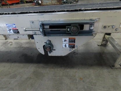 Lewco 21"x 18' Slider Bed 18" Belt Conveyor .5Hp 460V 3PH Center Drive 64 FPM