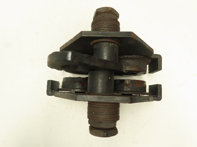 CM Series 633  5 Ton Plain Type Manual Push Trolley 4-5/8" to 8" Beam Flange
