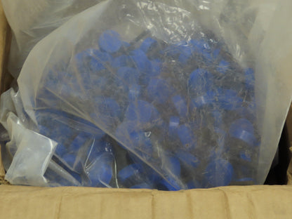 1-1/8" Blue Plastic Leveling Feet 1/4-20 Threaded Stud  Lot of 480