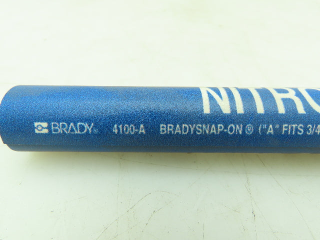 Brady 4100-A Blue Pipe Marker Nitrogen 3/4" to 1-3/8"  Lot of 20