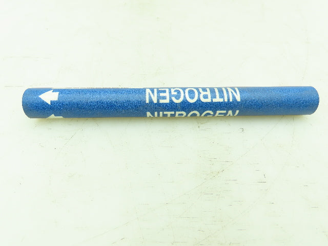 Brady 4100-A Blue Pipe Marker Nitrogen 3/4" to 1-3/8"  Lot of 20
