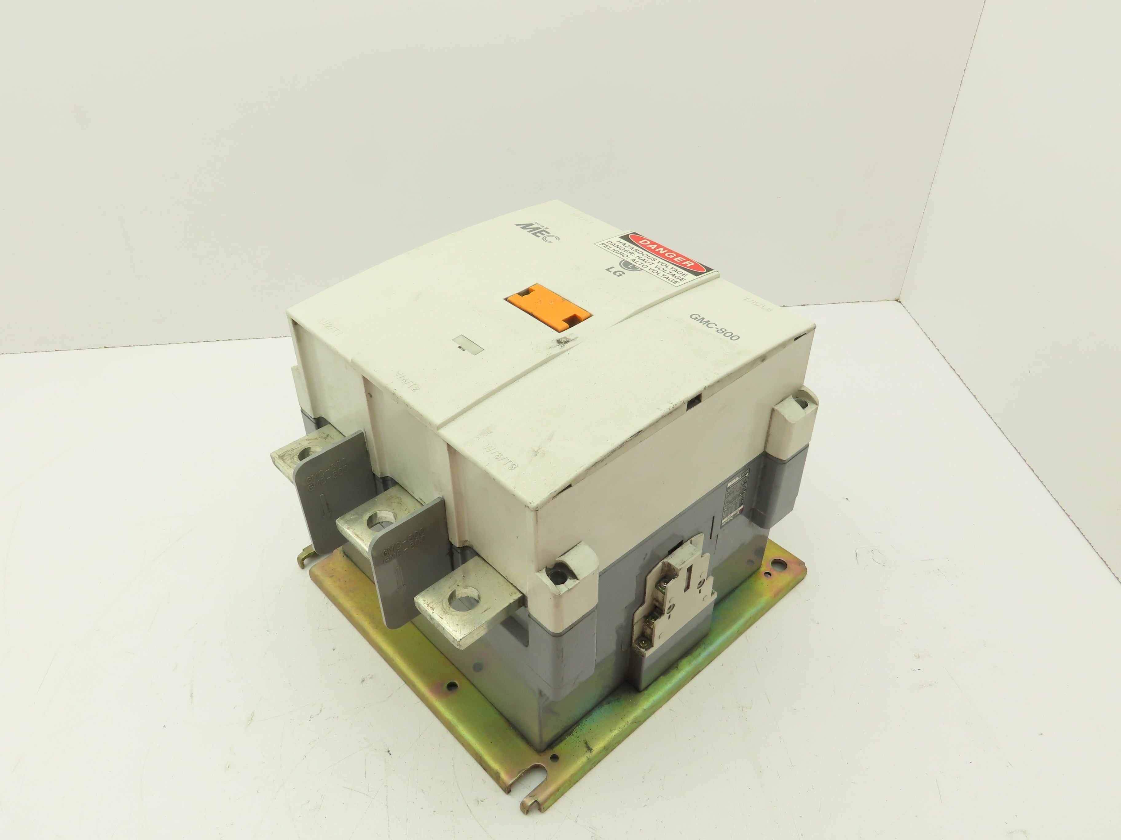 LG GMC-800 MEC Contactor IEC Motor Starter 840A 690V META 120V Coil ...