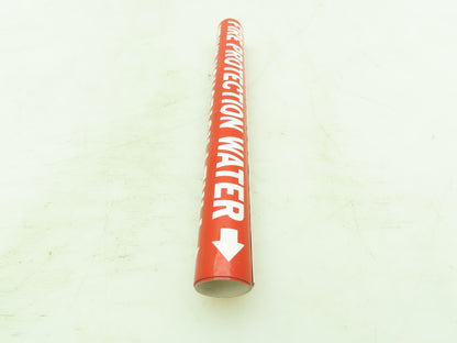 Brady 41431 Pipe Marker Fire Protection Water Size A 3/4"-1" Lot of 14