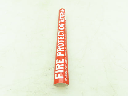 Brady 41431 Pipe Marker Fire Protection Water Size A 3/4"-1" Lot of 14