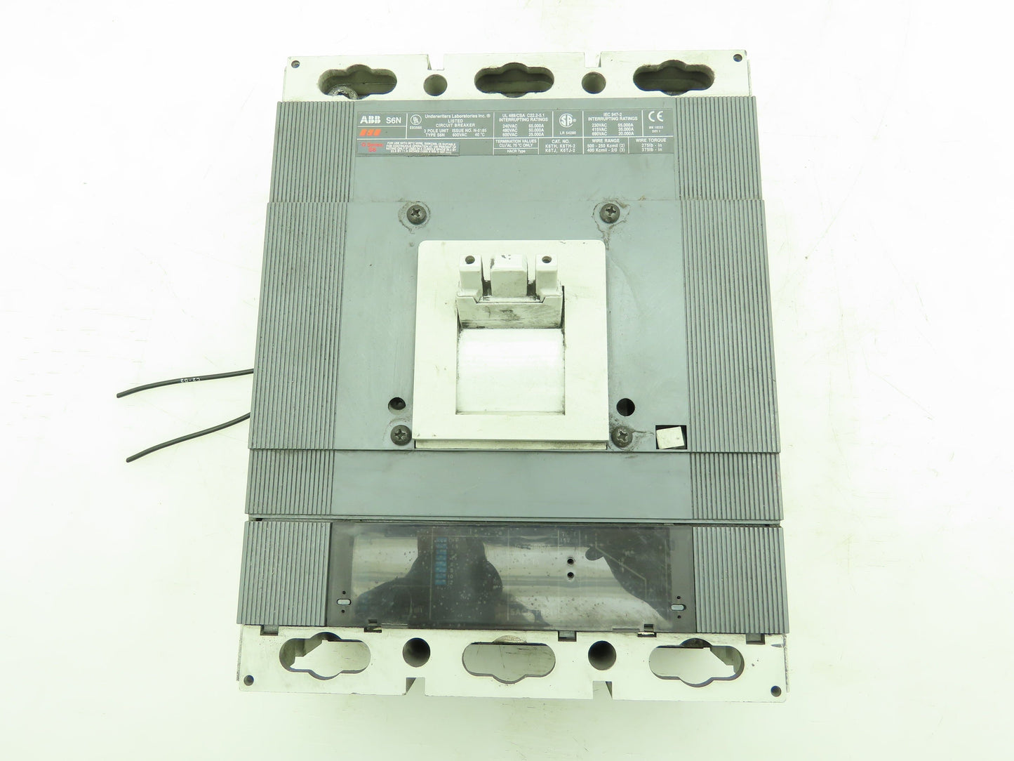 ABB S6N PR211 Circuit Breaker 600V 800A 3 Pole 3Ph