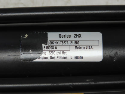 Parker Series 2HX Electrohydraulic Cylinder Actuator 2"Bore 21.5" Stroke 2200PSI