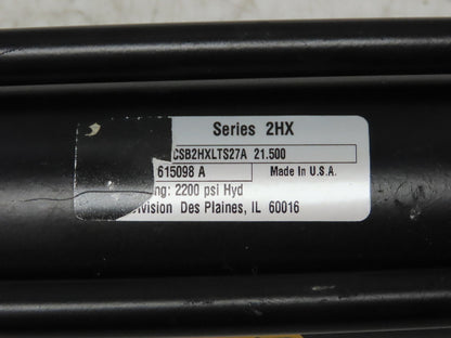 Parker Series 2HX Electrohydraulic Cylinder Actuator 2"Bore 21.5" Stroke 2200PSI