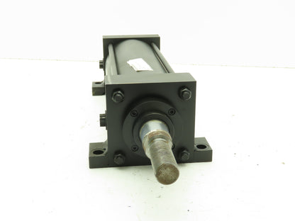 Hanna Series 3L MS2 Hydraulic Cylinder 4" Bore 10" Stroke 1800 PSI Side Lug
