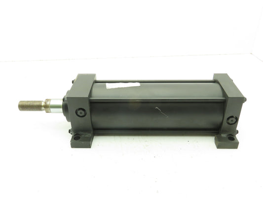 Hanna Series 3L MS2 Hydraulic Cylinder 4" Bore 10" Stroke 1800 PSI Side Lug