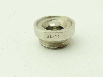 Delavan SL-11/707-11 Swirl Air Nozzle Concentric In Line Adapter Tip 50Deg SS316