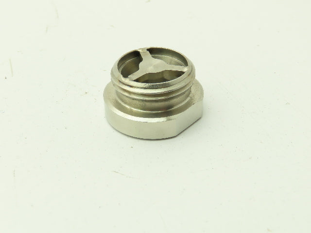 Delavan SL-11/707-11 Swirl Air Nozzle Concentric In Line Adapter Tip 50Deg SS316