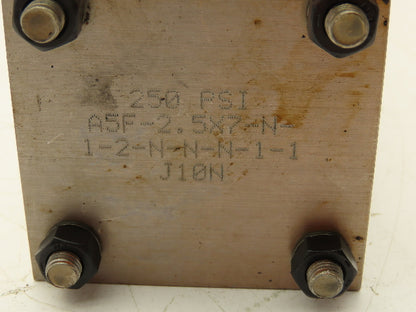 Hydro-Line Series A5 Pneumatic Air Cylinder 2.5" Bore 7" Stroke 250 PSI Flanged