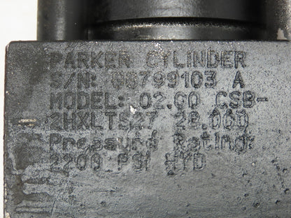 Parker Series 2HX Electrohydraulic Cylinder Actuator 2" Bore 28" Stroke 2200PSI