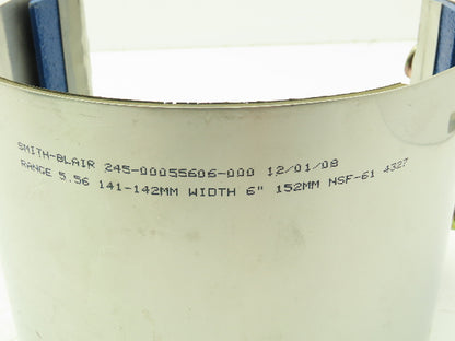 Smith Blair 245 Redi-Clamp 5" Pipe Repair Clamp 304 Stainless Steel