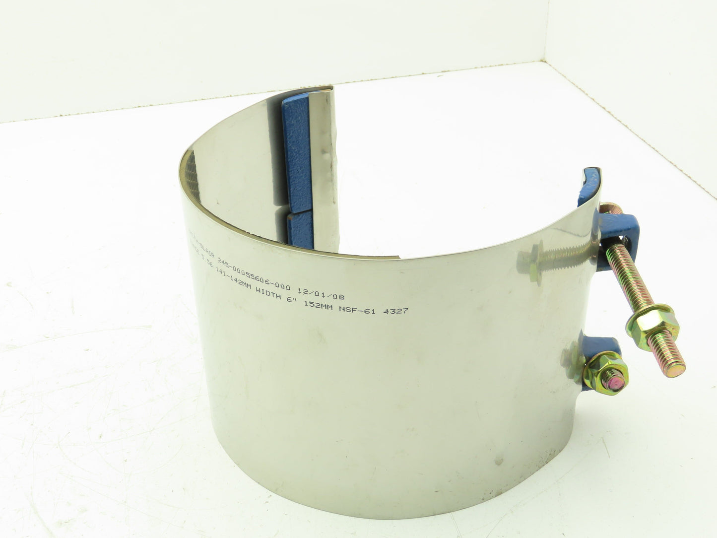 Smith Blair 245 Redi-Clamp 5" Pipe Repair Clamp 304 Stainless Steel