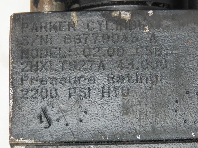 Parker Series 2HX Electrohydraulic Cylinder Actuator 2" Bore 43" Stroke 2200 PSI