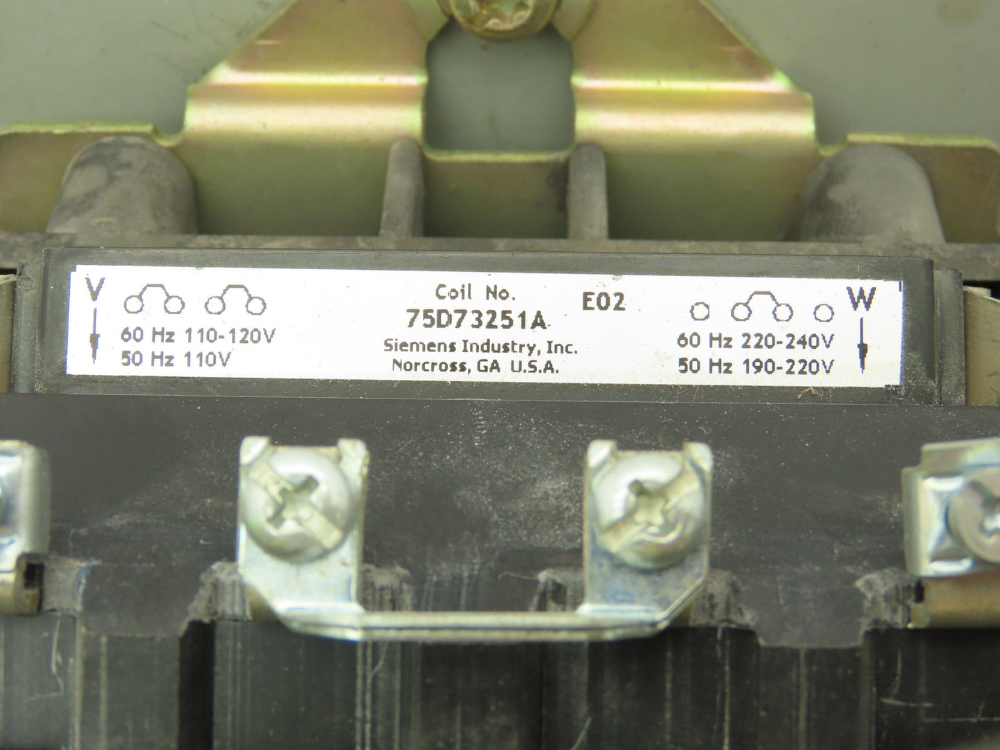 Morris 479U235D11 Reversing Motor Starter Contactor 100A 600V 3PH Size 3