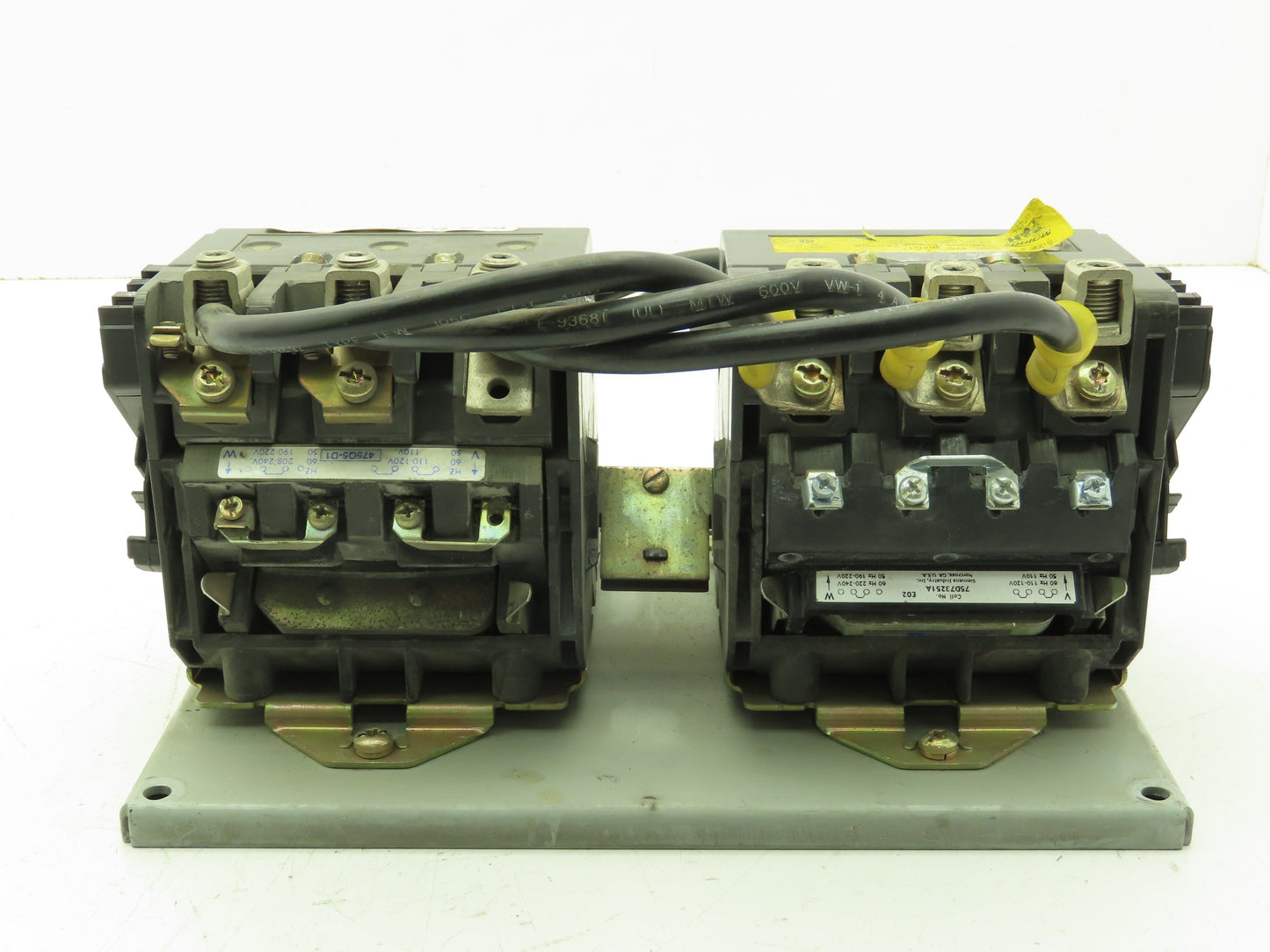 Morris 479U235D11 Reversing Motor Starter Contactor 100A 600V 3PH Size 3