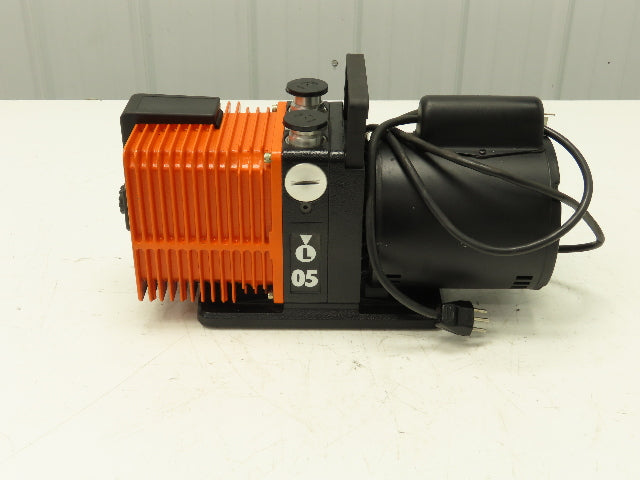 Alcatel 2005L Pascal 2-Stage Rotary Vane Vacuum Pump 3.8 CFM 0.4kW 1PH 230V