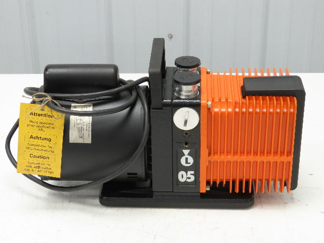Alcatel 2005L Pascal 2-Stage Rotary Vane Vacuum Pump 3.8 CFM 0.4kW 1PH ...