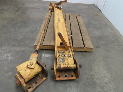 Gorbel 5 Ton Wall Mount Cantilever Work Station Jib Crane 10' Span 200° Rotation