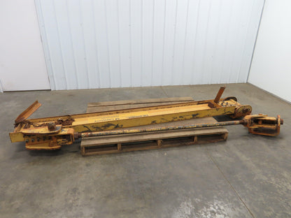 Gorbel 5 Ton Wall Mount Cantilever Work Station Jib Crane 10' Span 200° Rotation