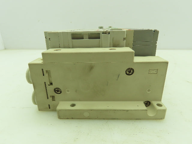 SMC SV Series 8-Station Manifold w/EX600 Serial Interface 24VDC Solenoid Valves
