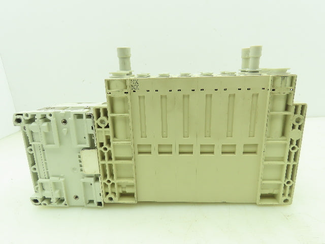 SMC SV Series 6-Station Manifold w/EX600 Serial Interface 24VDC Solenoid Valves