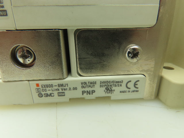 SMC SV Series 6-Station Manifold w/EX600 Serial Interface 24VDC Solenoid Valves