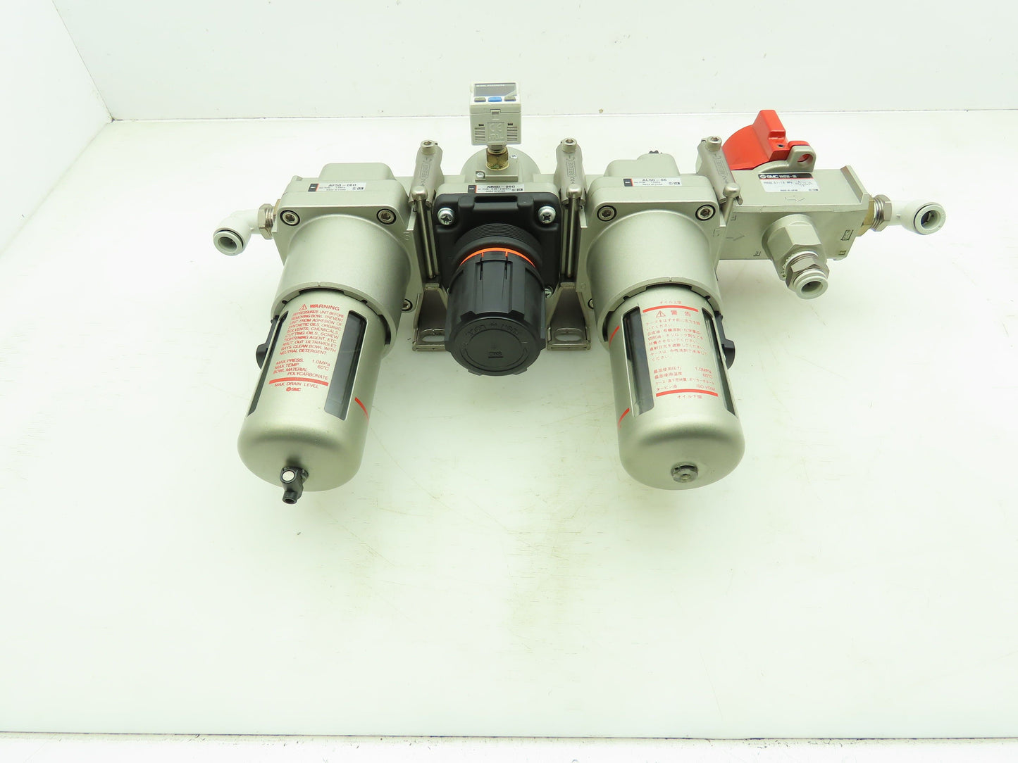SMC AL50-06 Pneumatic Air Line Lubricator AR50-06G Regulator Filter Assembly