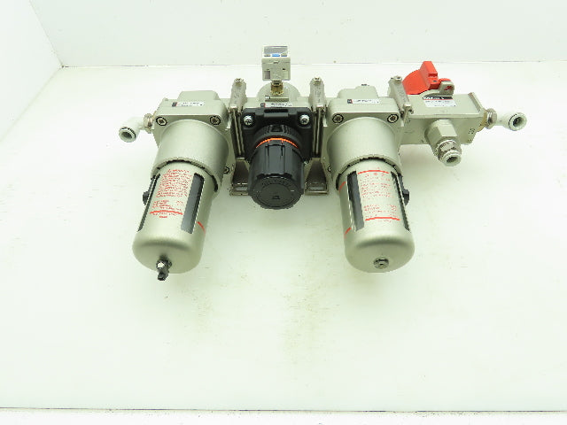 SMC AL50-06 Pneumatic Air Line Lubricator AR50-06G Regulator Filter Assembly